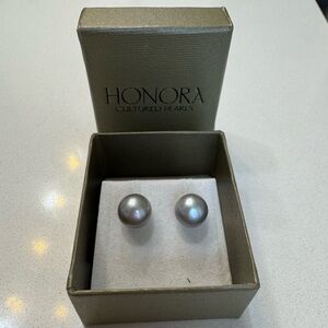 Honora Grey Cultured Pearl Studs